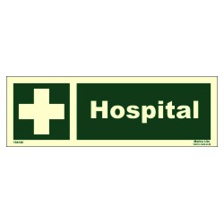 HOSPITAL  (10x30cm) Phot.Vin. IMO sign 104140