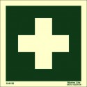FIRST AID  (15x15cm) Phot.Vin. IMO sign 104150 / EES001