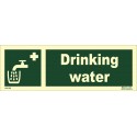 DRINKING WATER  (10x30cm) Phot.Vin. IMO sign 104180