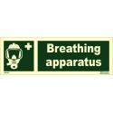 BREATHING APPARATUS  (10x30cm) Phot.Vin. IMO sign 104182 / EES008