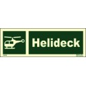 HELIDECK  (10x30cm) Phot.Vin. IMO sign 104189