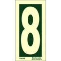 NUMBER 8  (15x7,5cm) Phot.Vin. IMO sign 104208