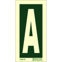 LETTER A  (30x15cm) Phot.Vin. IMO sign 104250