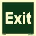 EXIT  (15x15cm) Phot.Vin. IMO sign 104385