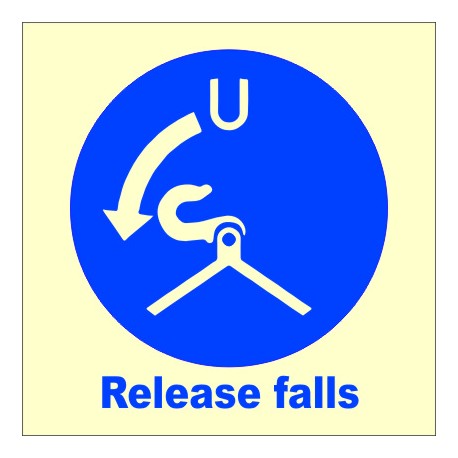 RELEASE FALLS  (15x15cm) Phot.Vin. IMO sign 105106 / MSS028