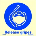 RELEASE GRIPES  (15x15cm) Phot.Vin. IMO sign 105109 / MSS031