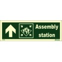 ASSEMBLY STATION UP LEFT  (10x30cm) Phot.Vin. IMO sign 114320