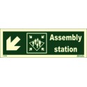 ASSEMBLY STATION SIDE DOWN LEFT  (10x30cm) Phot.Vin. IMO sign 114326