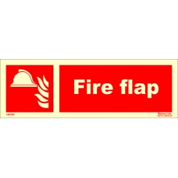 FIRE FLAP  (10x30cm) Phot.Vin. IMO sign 146160