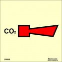 CO2 HORN  (15x15cm) Phot.Vin. IMO sign 156008