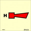 HALON HORN  (15x15cm) Phot.Vin. IMO sign 156012
