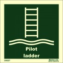 PILOT LADDER  (15x15cm) Phot.Vin. IMO sign 230227