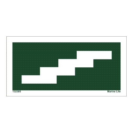 STAIRS UP RIGHT  (7,5x15cm) IMO sign 132385TV