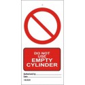 DO NOT USE EMPTY CYLIND (7,5X15) SET 10 IMO sign 182529