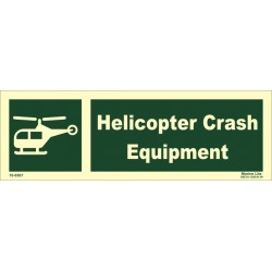 HELICOPTER CRASH EQUIPMENT (10X30) Photol Vin IMO sign 10-0647