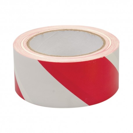 Red / White Adhesive Barrier Tape  (5cmx33m) IMO sign 122005