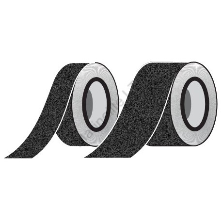 Black Anti-Slip Tape  (5cmx18,3m) IMO sign 12-0033(5)