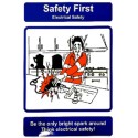 Señal IMO SEGURIDAD ELÉCTRICA (40x30cm) Safety poster TSBM74WV/ 221110