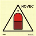 REMOTE RELEASE STATION FOR NOVEC (15x15cm) Phot.Vin. IMO sign 156891
