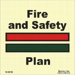 FIRE AND SAFETY PLAN (15X15 cm) Photol. Vin IMO sign 150918 / SIS003