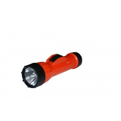 Flashlight Bright star 2217 LED, orange UL Safety 2 x D-cell waterproof