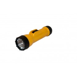 Flashlight Bright star 2618LED, industrial heavy duty yellow 2x D-cell PR2 LED